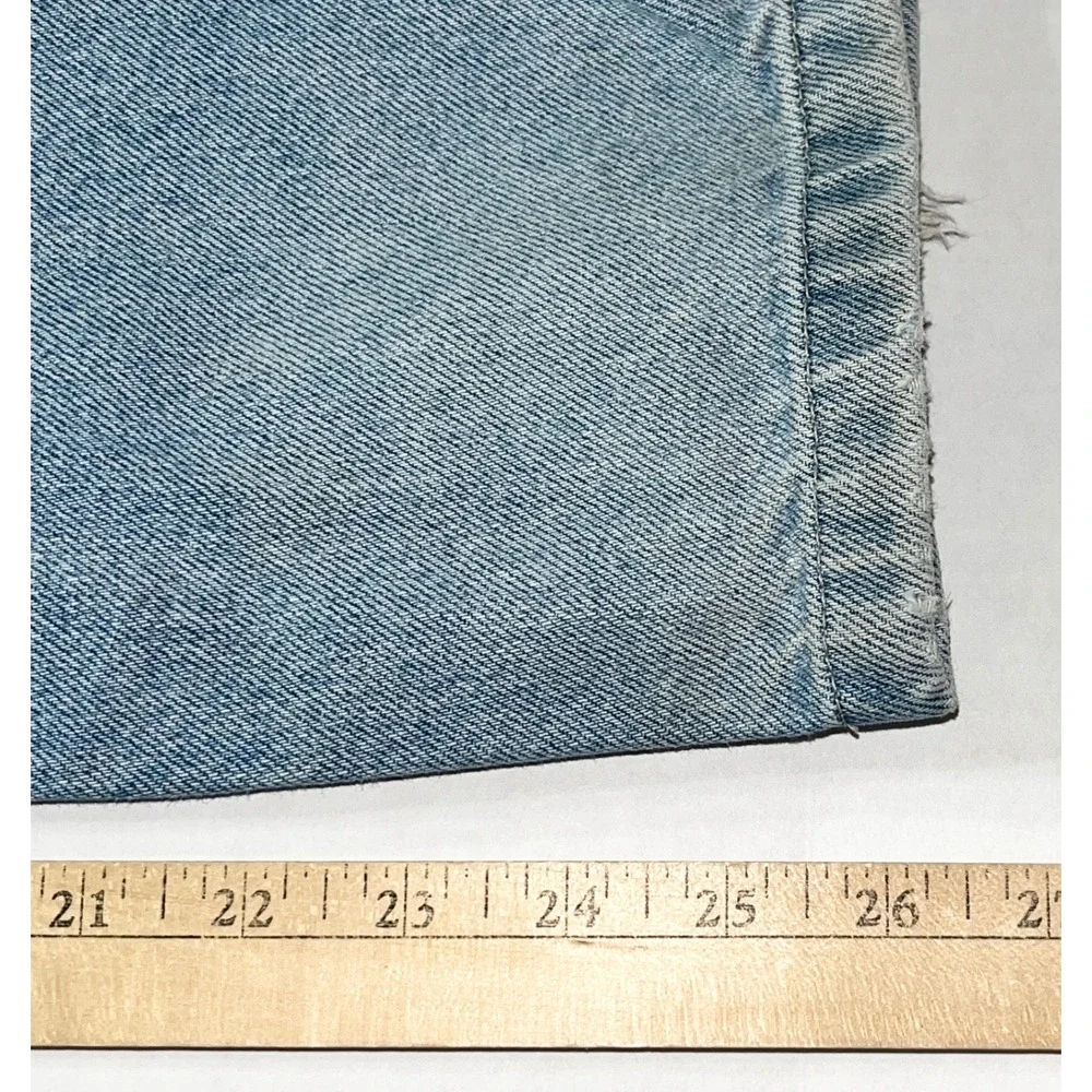 Vintage Old Navy Painters Jeans Boys 12 Carpenter Light Wash Wide Leg Denim 90s